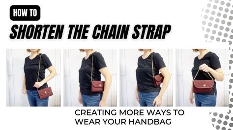 how to shorten gucci marmont strap|how to shorten gucci chain strap.